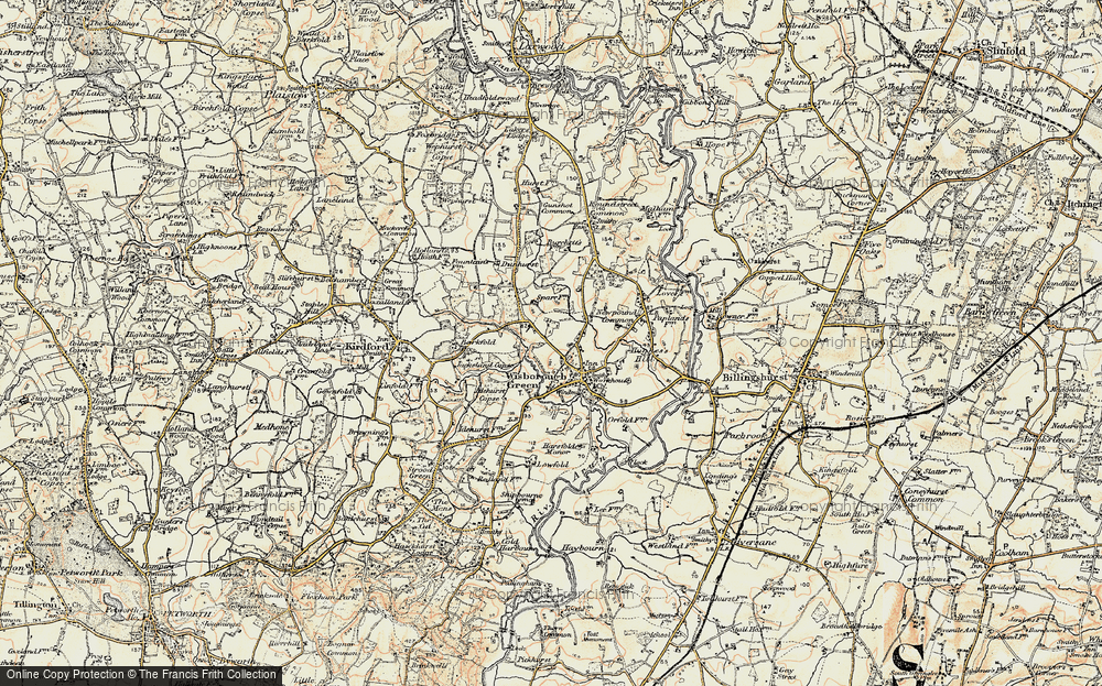 Old Map of Wisborough Green, 1897-1900 in 1897-1900