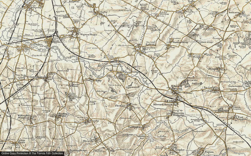 Old Map of Wistow, 1901-1903 in 1901-1903