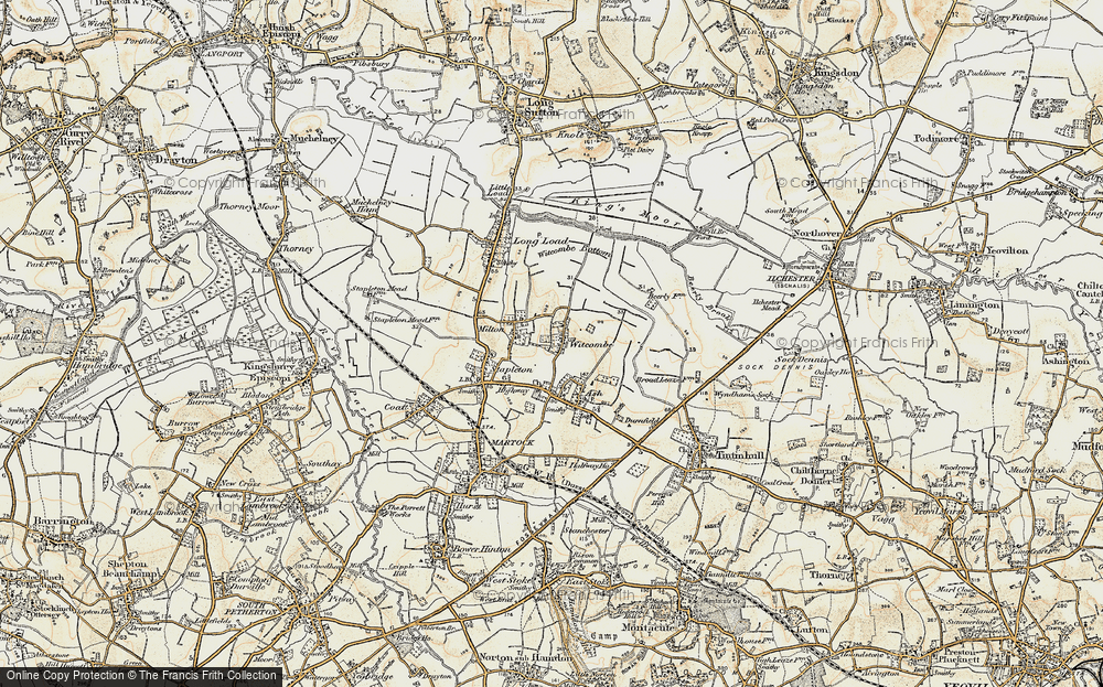 Old Map of Witcombe, 1898-1900 in 1898-1900