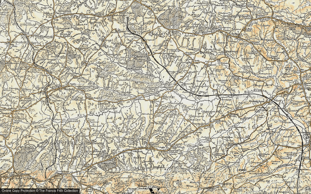 Old Maps of Witherenden Hill, Sussex - Francis Frith