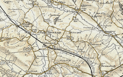 Old map of Withington in 1902