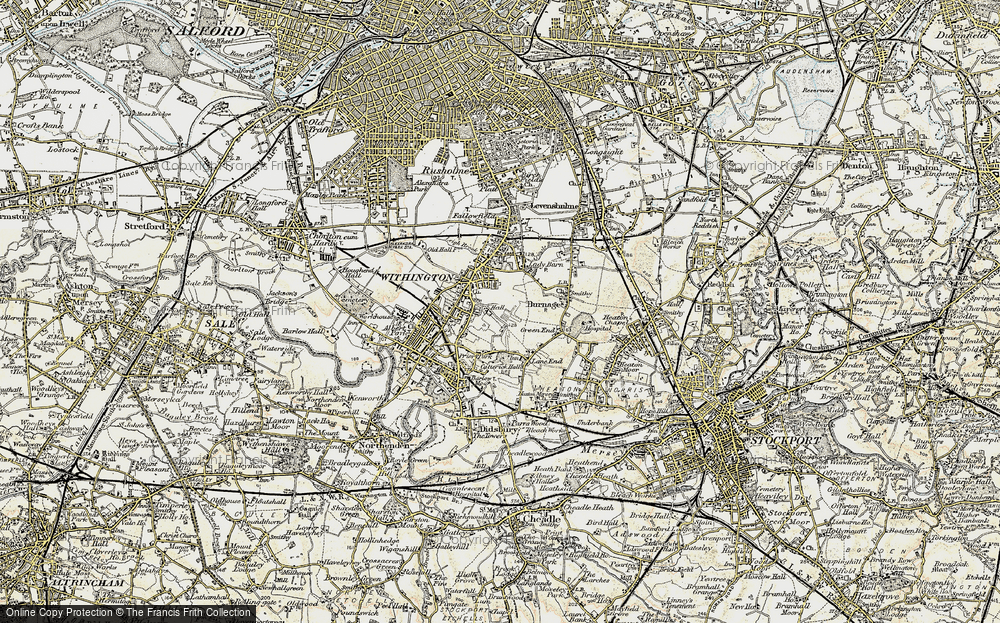 Old Map of Withington, 1903 in 1903