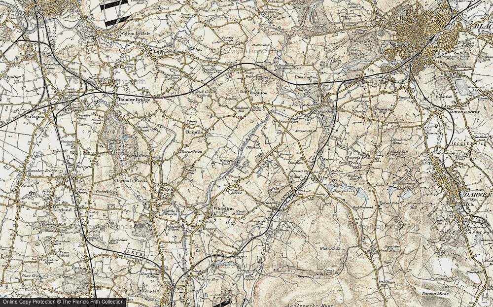 Old Map of Withnell Fold, 1903 in 1903