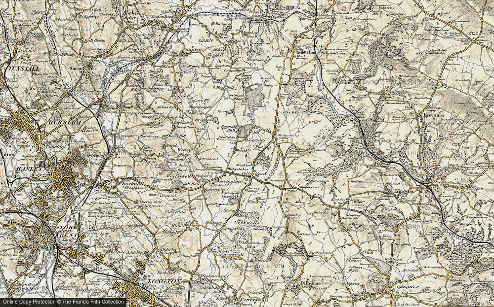Old Map of Withystakes, 1902 in 1902