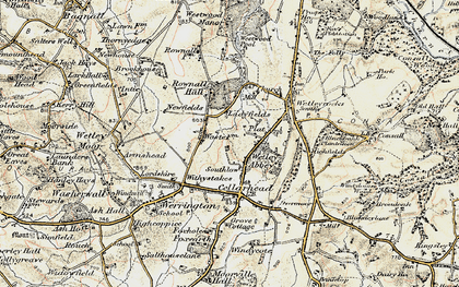 Old map of Withystakes in 1902
