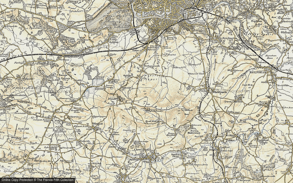 Old Map of Withywood, 1899 in 1899