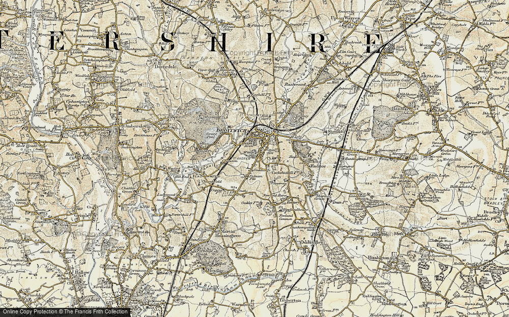 Old Map of Witton, 1899-1902 in 1899-1902