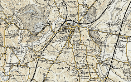 Old map of Witton in 1899-1902