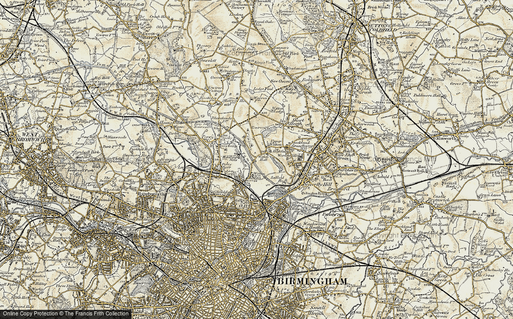 Old Map of Witton, 1902 in 1902