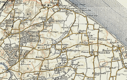 Old map of Witton Bridge in 1901-1902