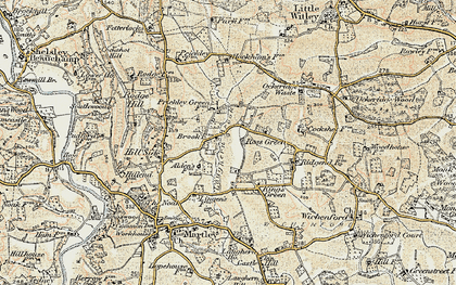 Old map of Witton Hill in 1899-1902