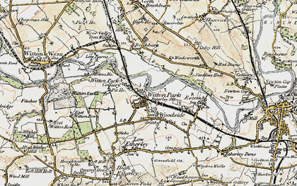 Old map of Witton Park in 1903-1904