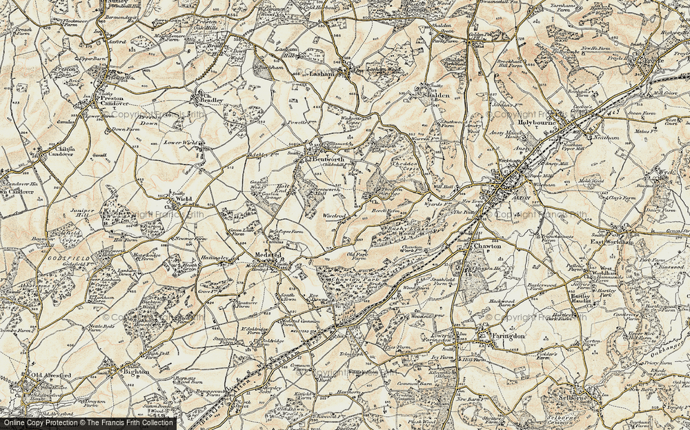 Old Map of Wivelrod, 1897-1900 in 1897-1900