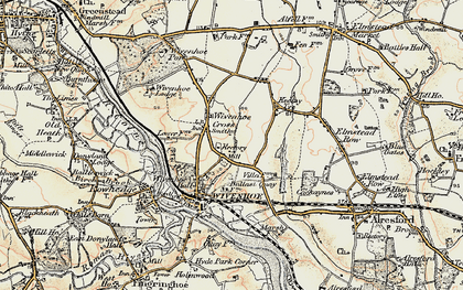 Old map of Wivenhoe in 1898-1899