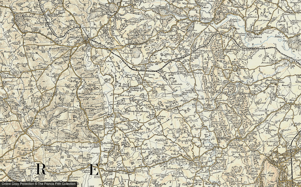 Old Map of Wofferwood Common, 1899-1901 in 1899-1901
