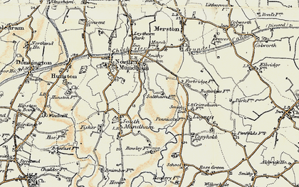 Old map of Woldhurst in 1897-1899