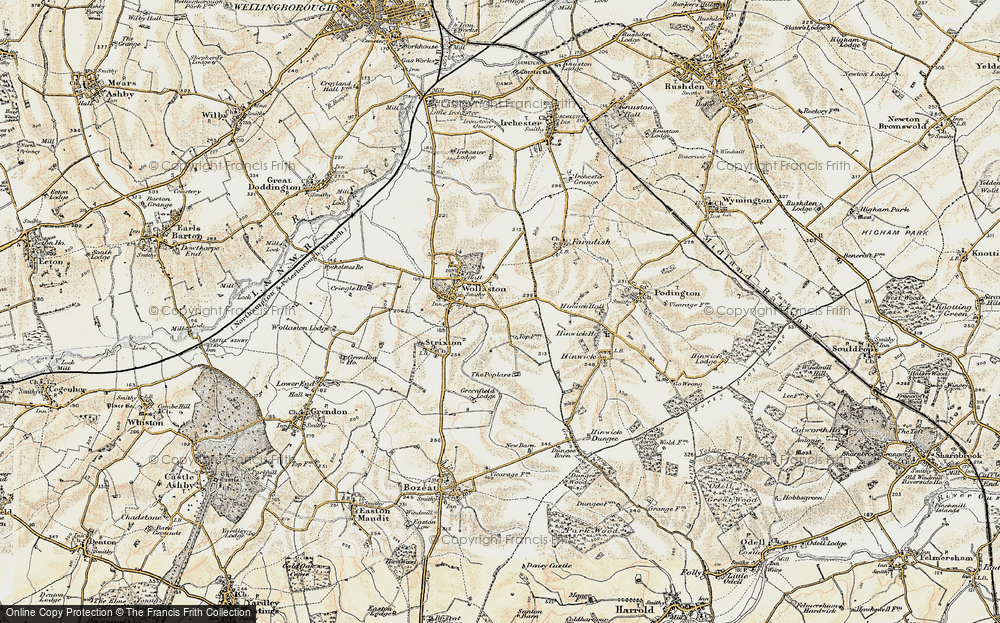 Old Map of Wollaston, 1898-1901 in 1898-1901
