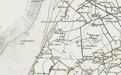 Old map of Wolsty in 1901-1904