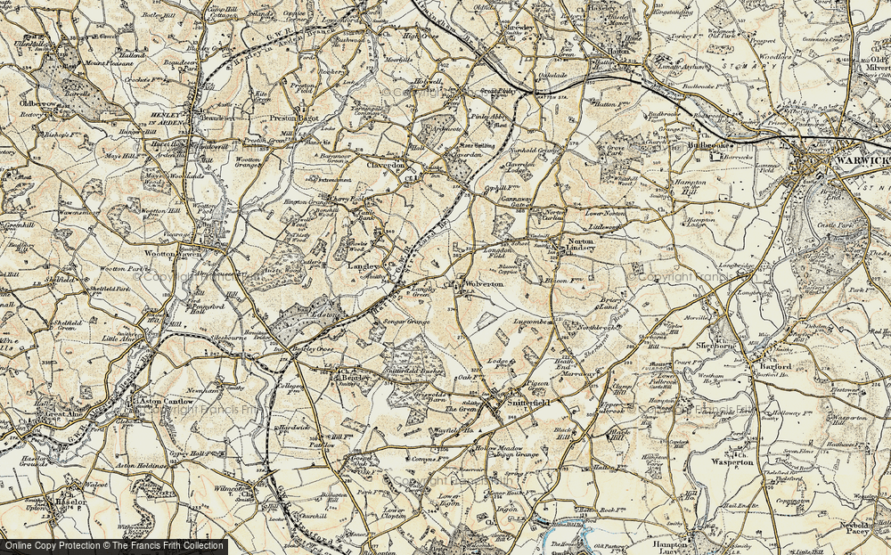 Old Map of Wolverton, 1899-1902 in 1899-1902
