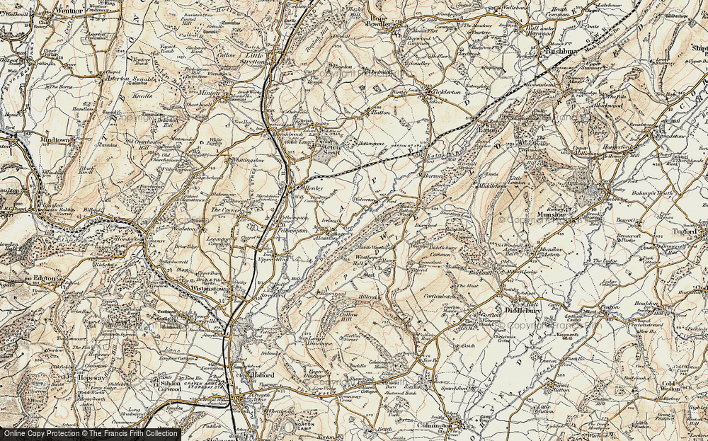 Old Map of Wolverton, 1902-1903 in 1902-1903
