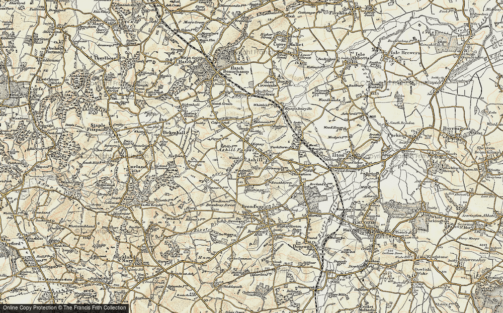 Old Map of Wood, 1898-1900 in 1898-1900