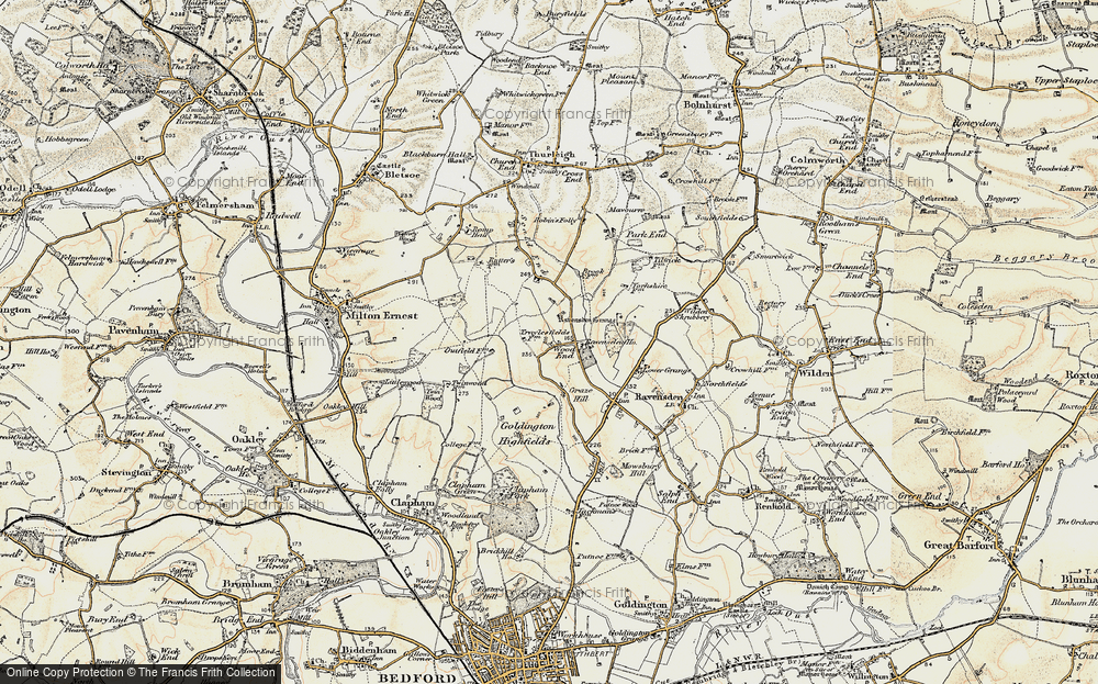 Old Map of Wood End, 1898-1901 in 1898-1901