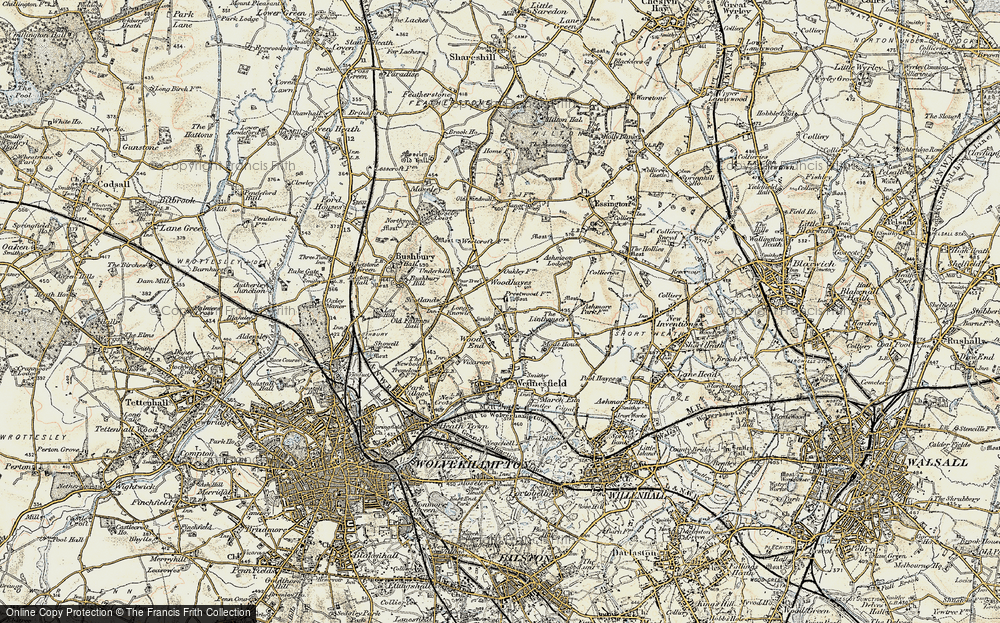 Old Map of Wood End, 1902 in 1902