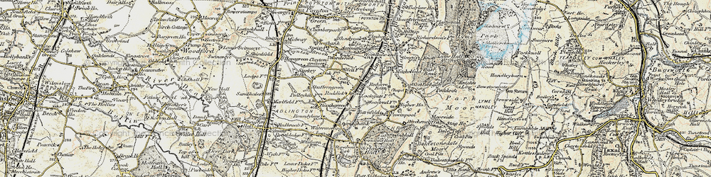 Old map of West Parkgate in 1902-1903