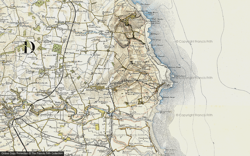 Old Map of Woodbridge, 1901-1903 in 1901-1903