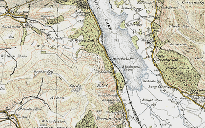Old map of Aiken in 1901-1904