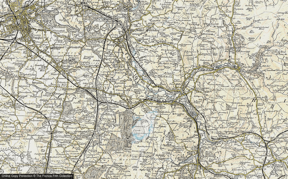 Old Map of Woodend, 1902-1903 in 1902-1903