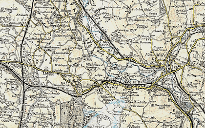 Old map of Woodend in 1902-1903