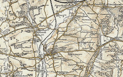 Old map of Woodford in 1898-1900