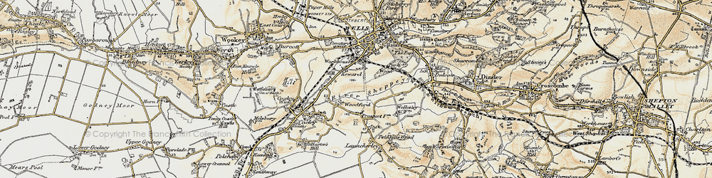 Old map of Woodford in 1899