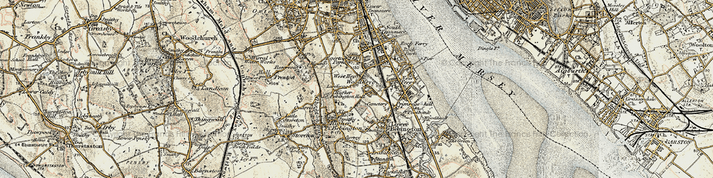 Old map of Woodhey in 1902-1903