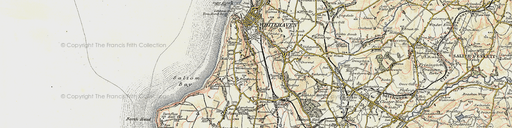 Old map of Woodhouse in 1901-1904