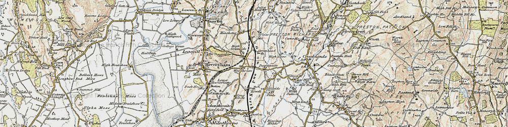 Old map of Woodhouse in 1903-1904