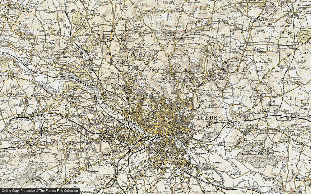 Old Map of Woodhouse, 1903-1904 in 1903-1904