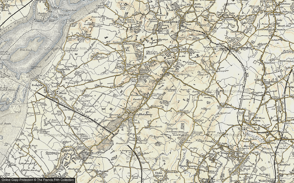 Old Map of Woodhouse Down, 1899 in 1899