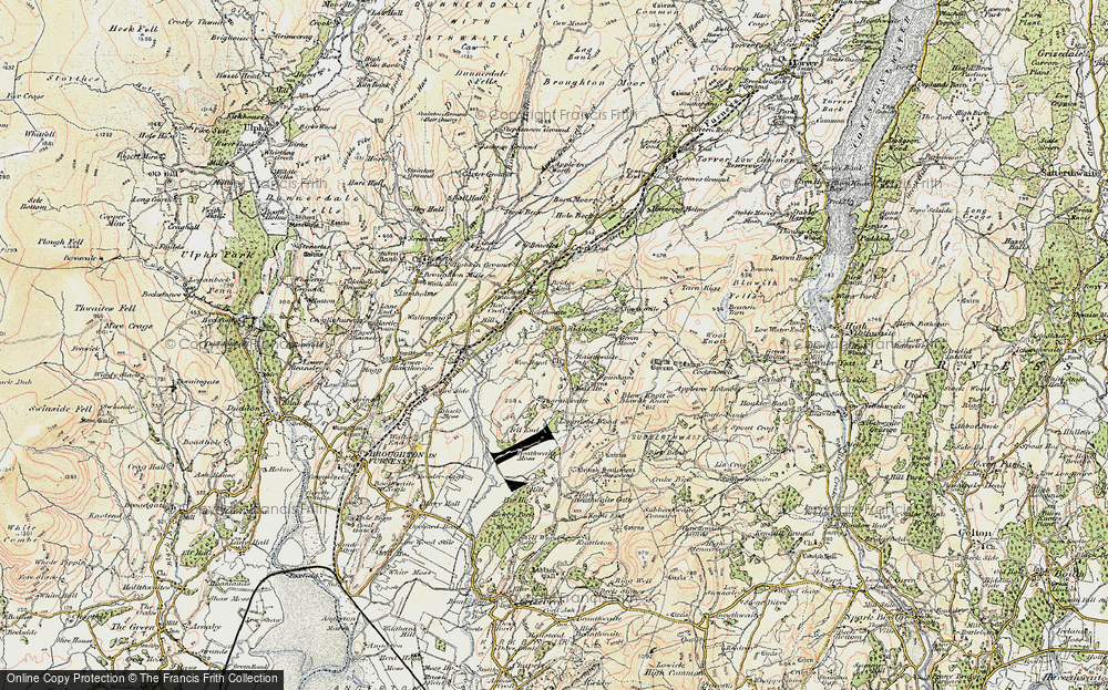 Old Map of Historic Map covering White Borran in 1903-1904