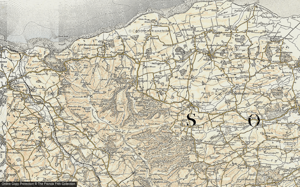 Old Map of Woodlands, 1898-1900 in 1898-1900