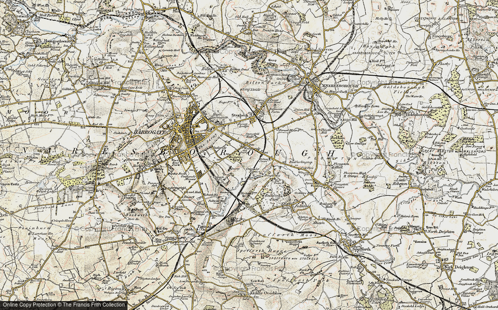 Old Map of Woodlands, 1903-1904 in 1903-1904