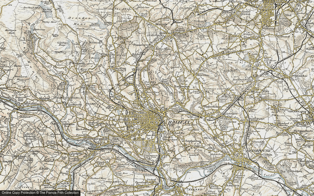 Old Map of Woodlands, 1903 in 1903