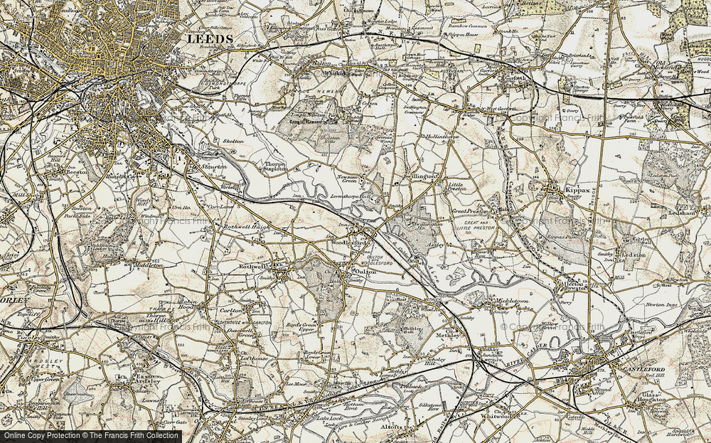 Old Map of Woodlesford, 1903 in 1903