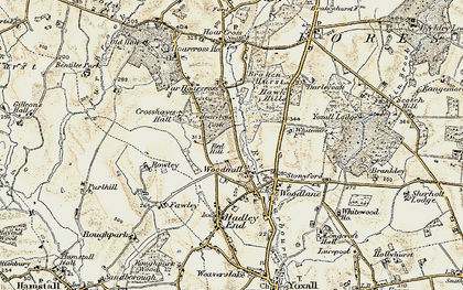 Old map of Woodmill in 1902