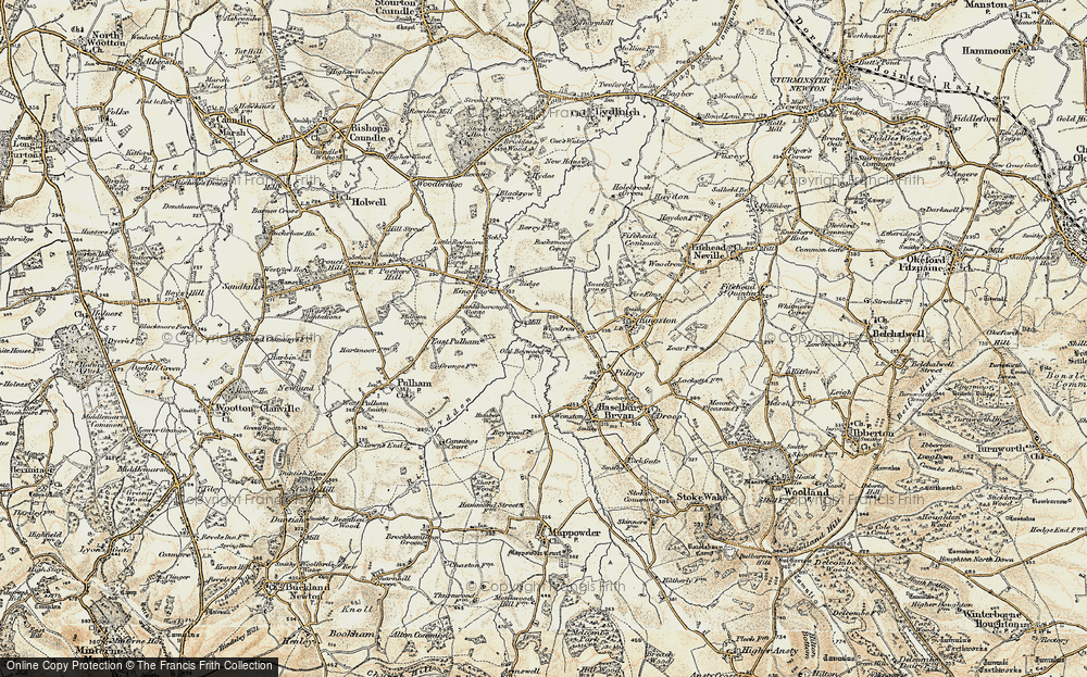 Old Map of Woodrow, 1897-1909 in 1897-1909
