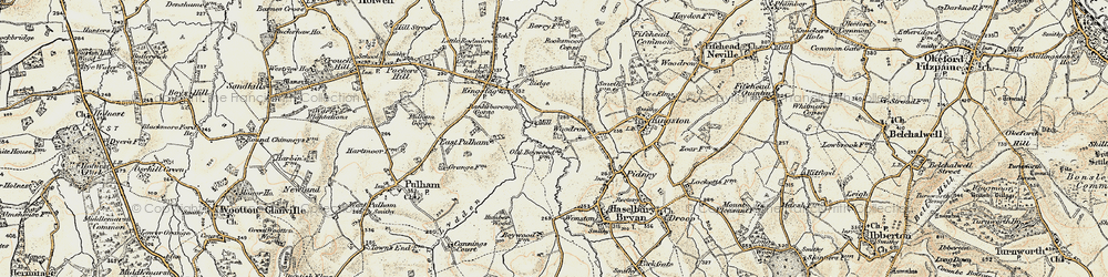 Old map of Woodrow in 1897-1909