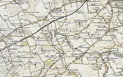 Old map of Woodrow in 1901-1904
