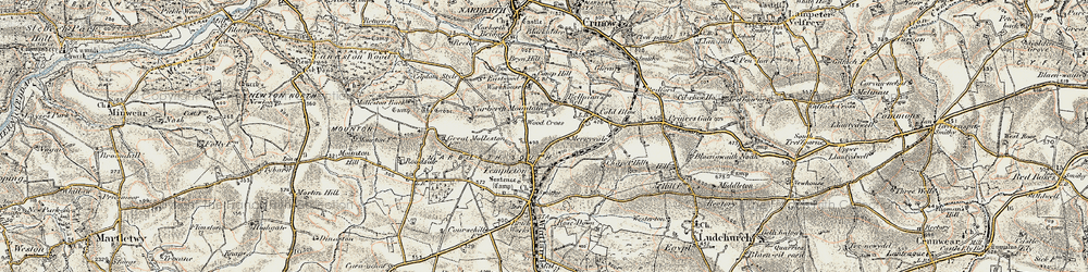 Old map of Woods Cross in 1901