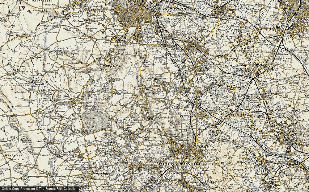 Old Map of Woodsetton, 1902 in 1902